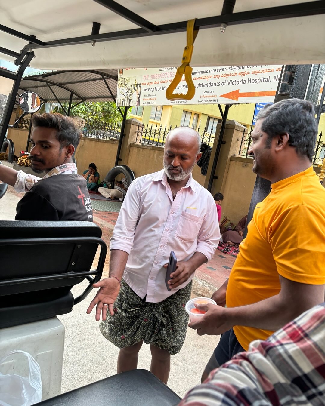 Volunteers delivering disaster relief support